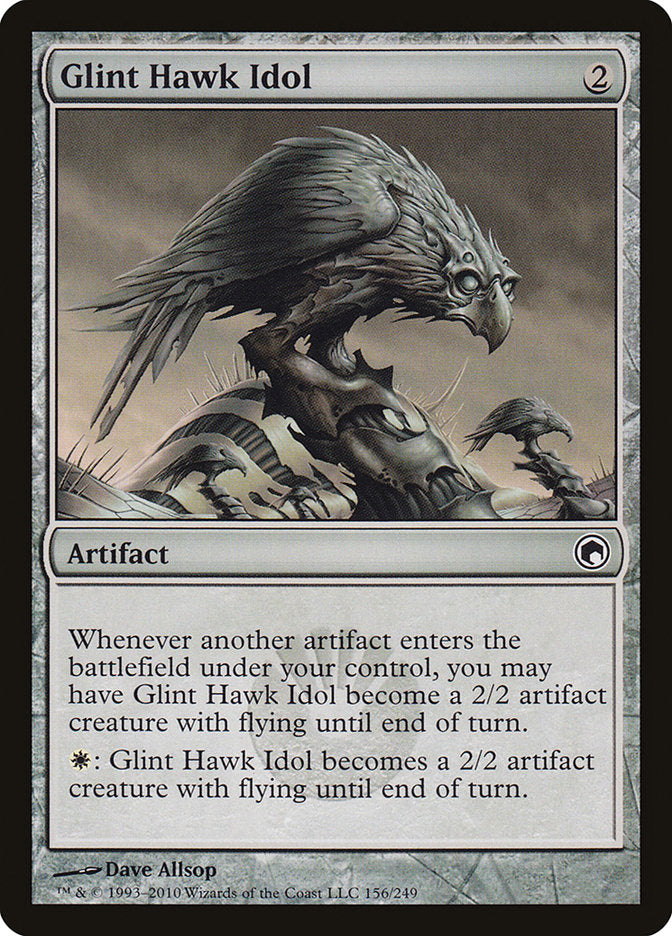 Glint Hawk Idol [Scars of Mirrodin] | Gear Gaming Bentonville