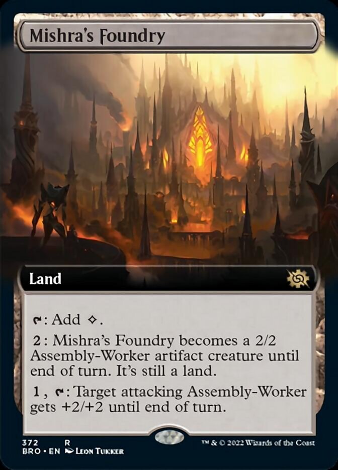 Mishra's Foundry (Extended Art) [The Brothers' War] | Gear Gaming Bentonville