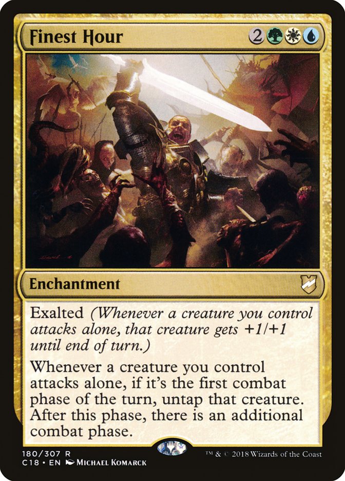 Finest Hour [Commander 2018] | Gear Gaming Bentonville