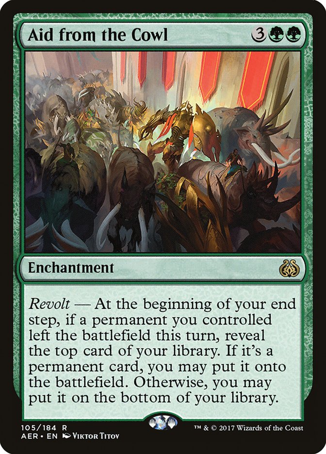 Aid from the Cowl [Aether Revolt] | Gear Gaming Bentonville
