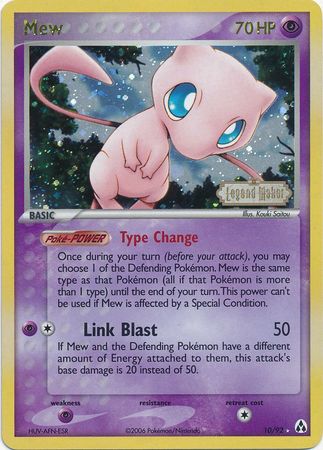 Mew (10/92) (Stamped) [EX: Legend Maker] | Gear Gaming Bentonville