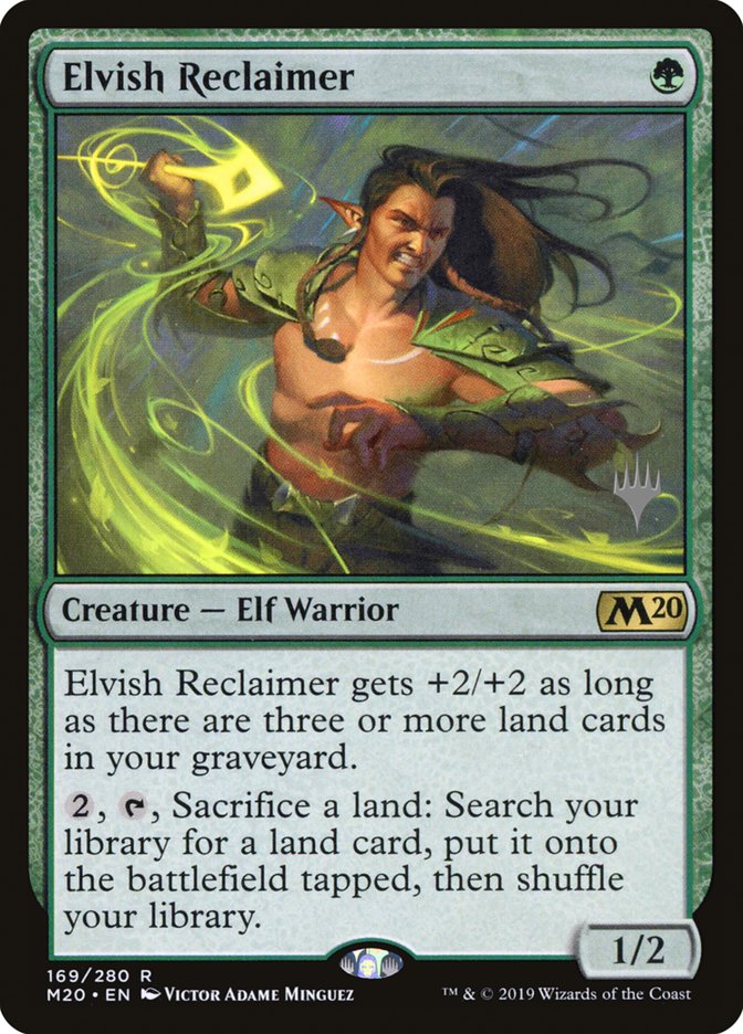 Elvish Reclaimer (Promo Pack) [Core Set 2020 Promos] | Gear Gaming Bentonville
