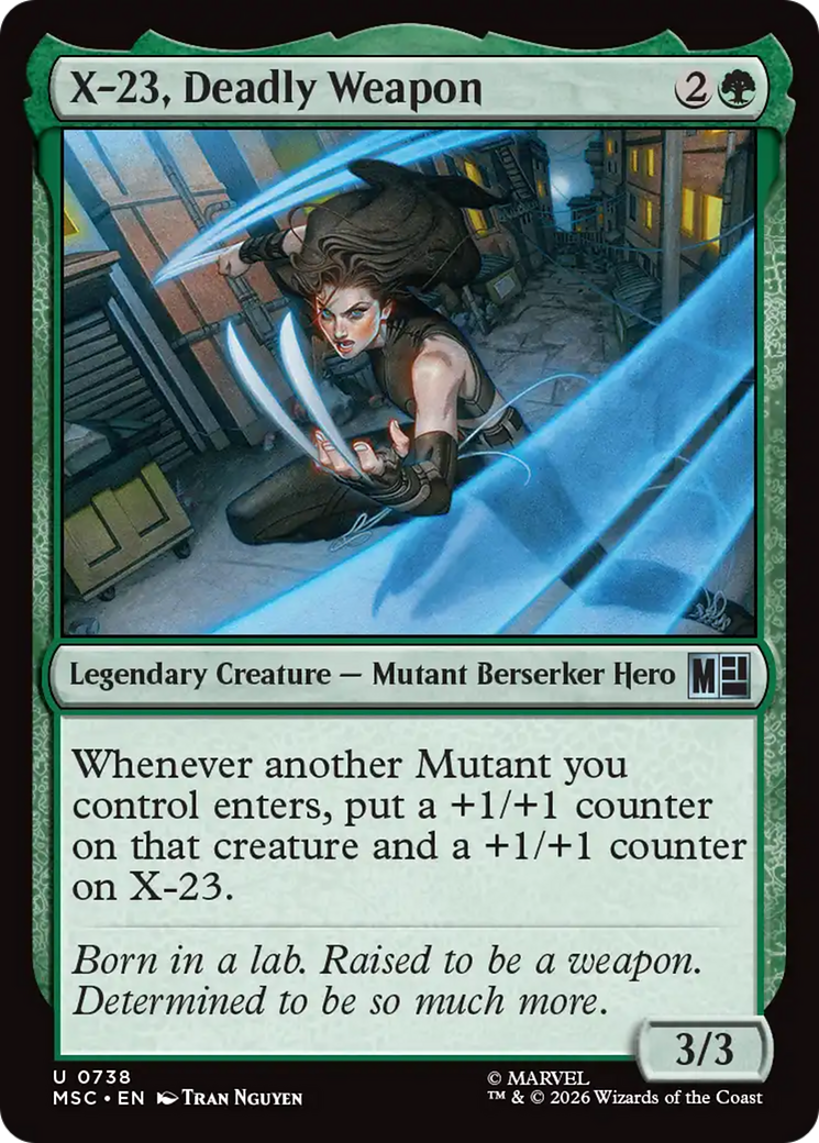 X-23, Deadly Weapon [Marvel Super Heroes Commander] | Gear Gaming Bentonville