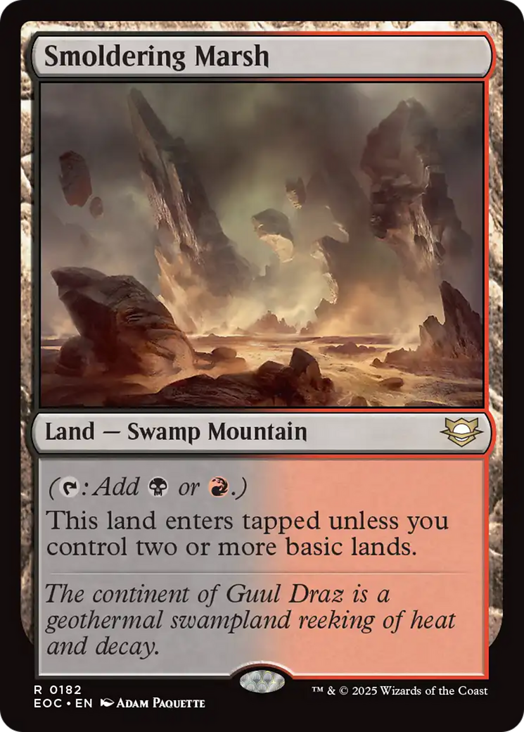 Smoldering Marsh [Edge of Eternities Commander] | Gear Gaming Bentonville