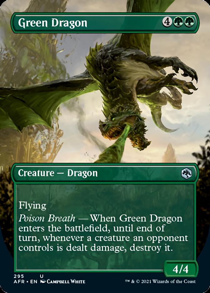 Green Dragon (Borderless Alternate Art) [Dungeons & Dragons: Adventures in the Forgotten Realms] | Gear Gaming Bentonville