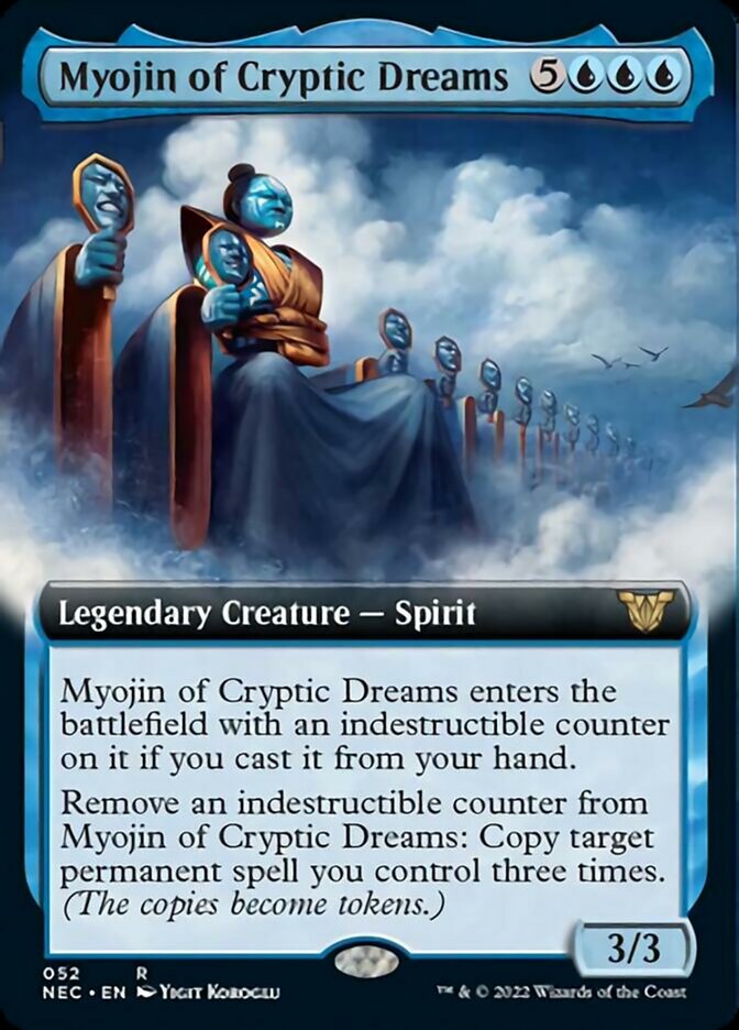 Myojin of Cryptic Dreams (Extended Art) [Kamigawa: Neon Dynasty Commander] | Gear Gaming Bentonville