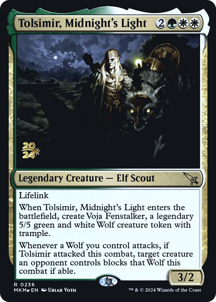 Tolsimir, Midnight's Light [Murders at Karlov Manor Prerelease Promos] | Gear Gaming Bentonville