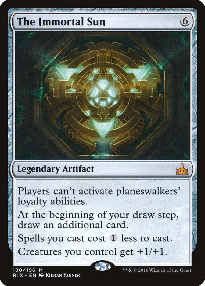 The Immortal Sun [Rivals of Ixalan] | Gear Gaming Bentonville