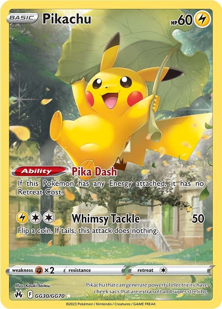 Pikachu (GG30/GG70) [Sword & Shield: Crown Zenith] | Gear Gaming Bentonville