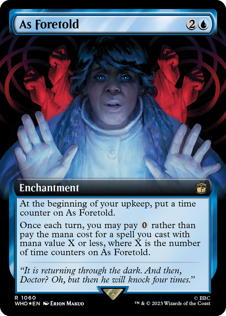 As Foretold (Extended Art) (Surge Foil) [Doctor Who] | Gear Gaming Bentonville