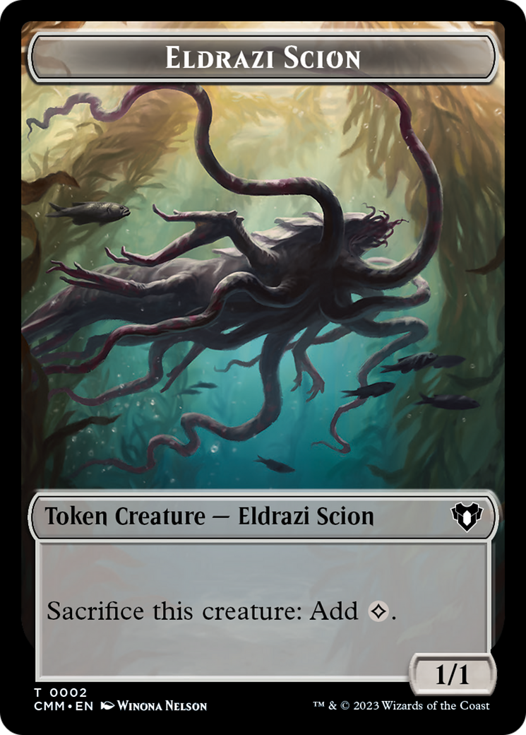 Eldrazi Scion // Drake Double-Sided Token [Commander Masters Tokens] | Gear Gaming Bentonville