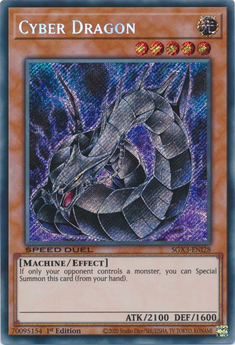 Cyber Dragon [SGX3-ENI28] Secret Rare | Gear Gaming Bentonville