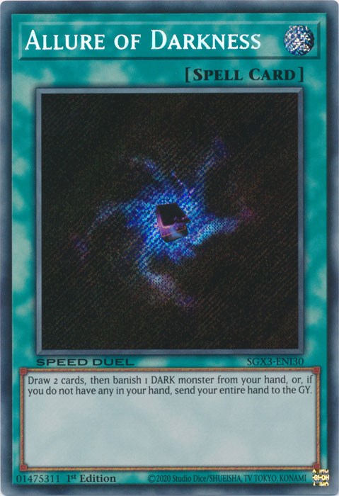 Allure of Darkness [SGX3-ENI30] Secret Rare | Gear Gaming Bentonville