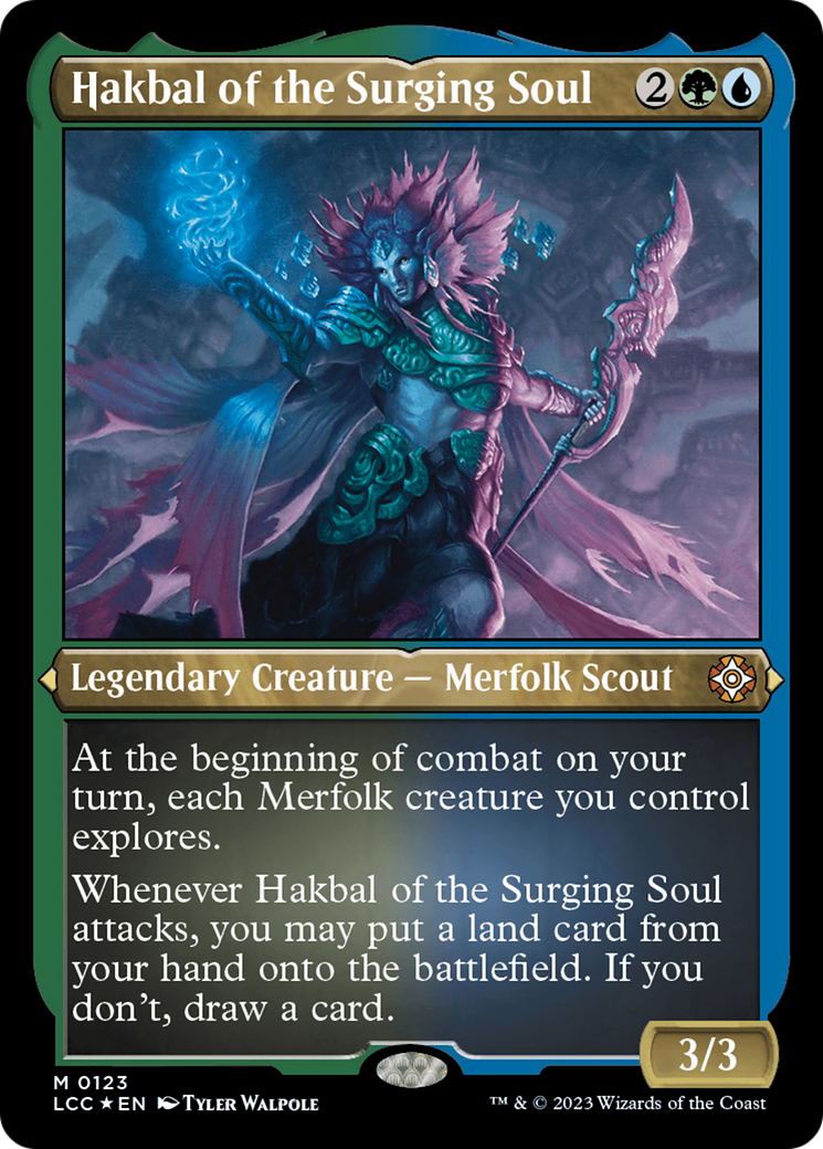 Hakbal of the Surging Soul (Display Commander) [The Lost Caverns of Ixalan Commander] | Gear Gaming Bentonville