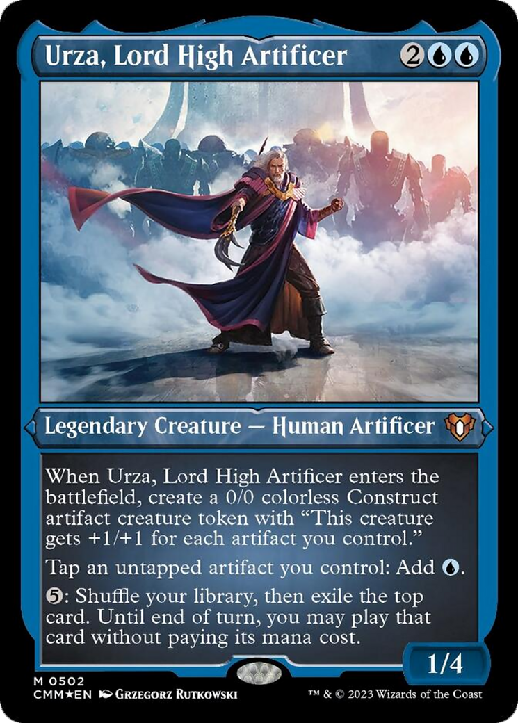 Urza, Lord High Artificer (Foil Etched) [Commander Masters] | Gear Gaming Bentonville