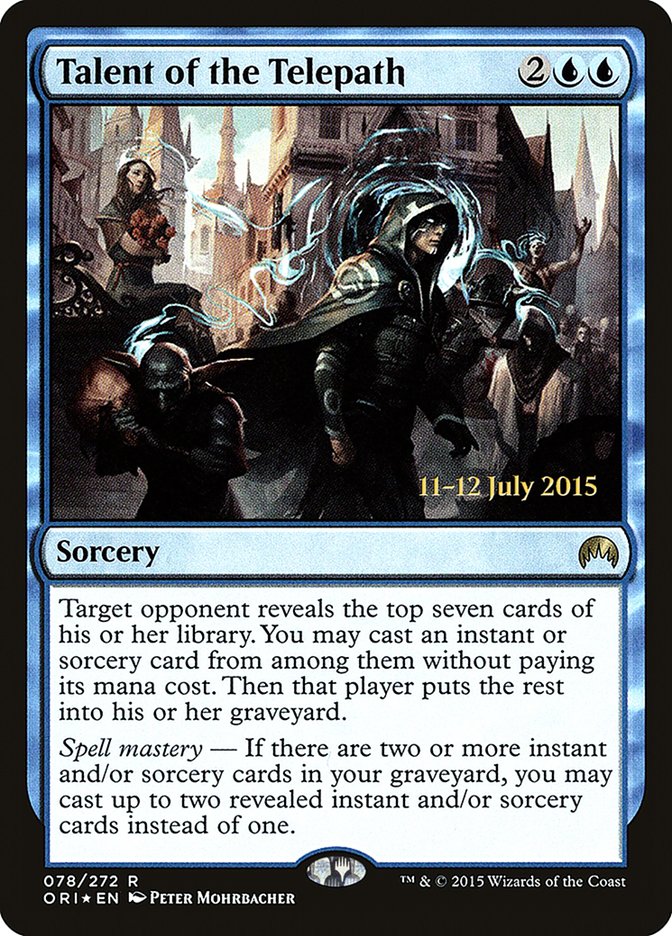 Talent of the Telepath [Magic Origins Prerelease Promos] | Gear Gaming Bentonville