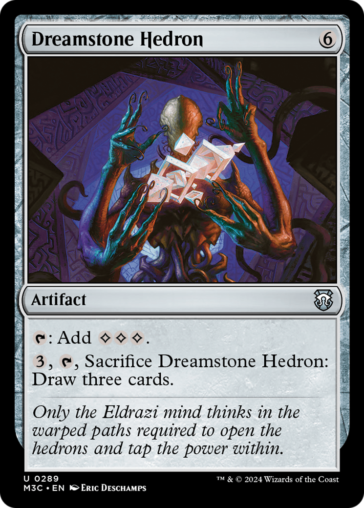 Dreamstone Hedron (Ripple Foil) [Modern Horizons 3 Commander] | Gear Gaming Bentonville