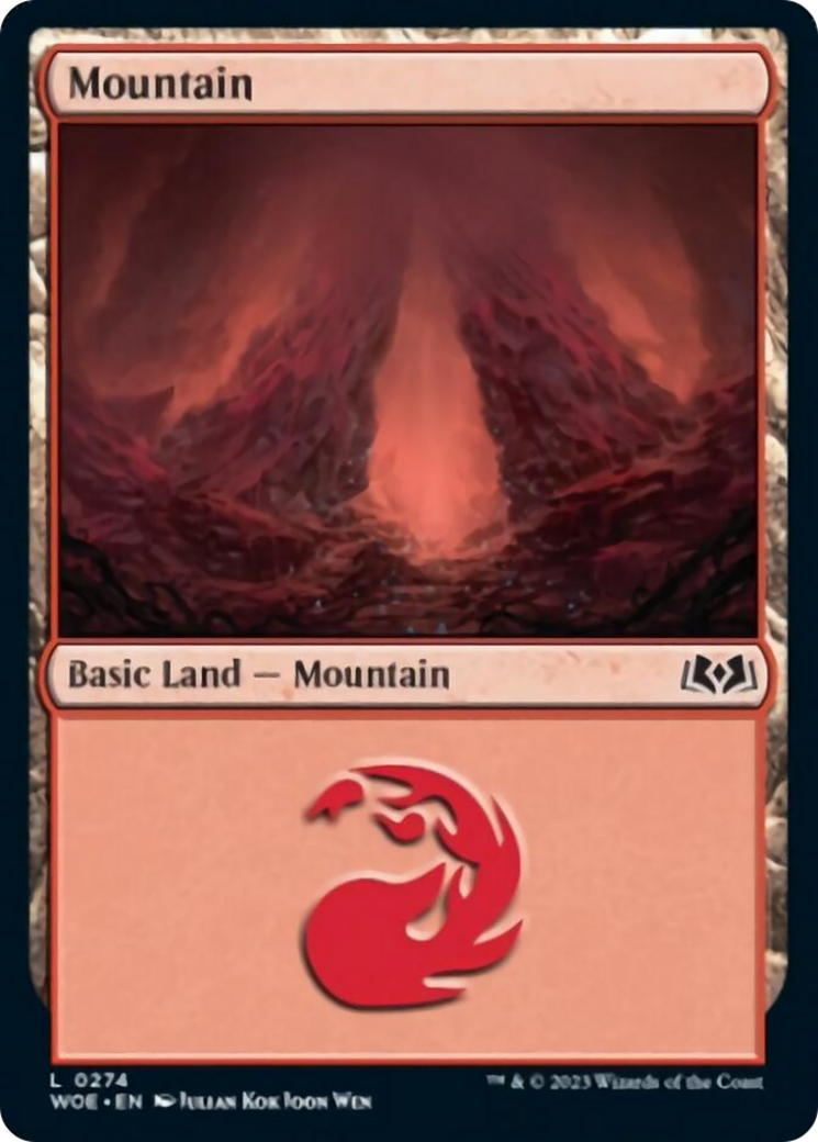 Mountain (0274) [Wilds of Eldraine] | Gear Gaming Bentonville