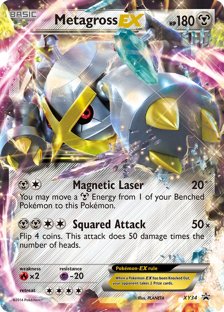 Metagross EX (XY34) [XY: Black Star Promos] | Gear Gaming Bentonville