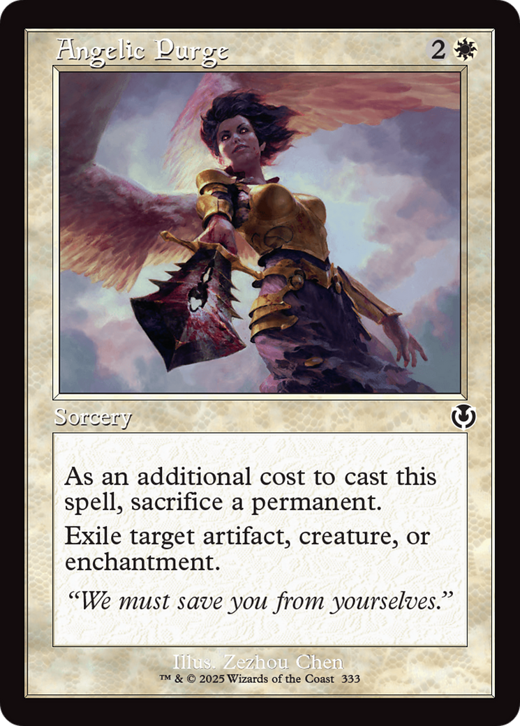 Angelic Purge (Retro Frame) [Innistrad Remastered] | Gear Gaming Bentonville