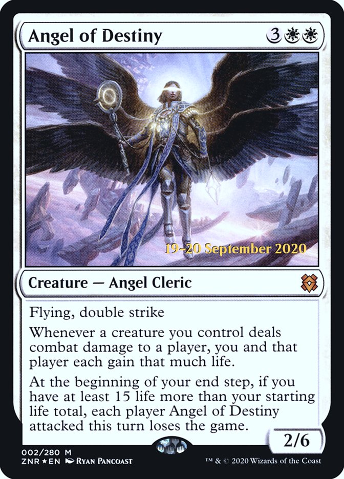 Angel of Destiny [Zendikar Rising Prerelease Promos] | Gear Gaming Bentonville