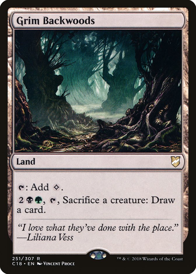 Grim Backwoods [Commander 2018] | Gear Gaming Bentonville
