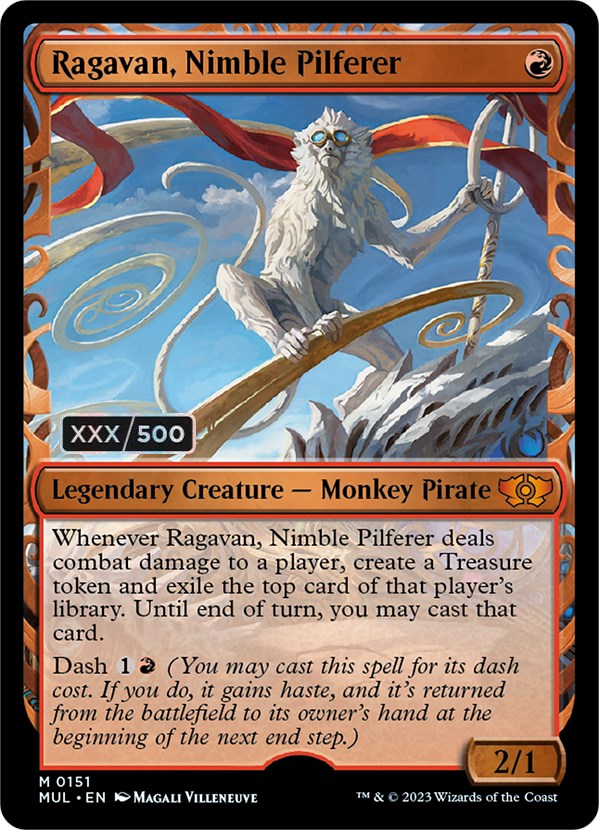 Ragavan, Nimble Pilferer (Serialized) [Multiverse Legends] | Gear Gaming Bentonville
