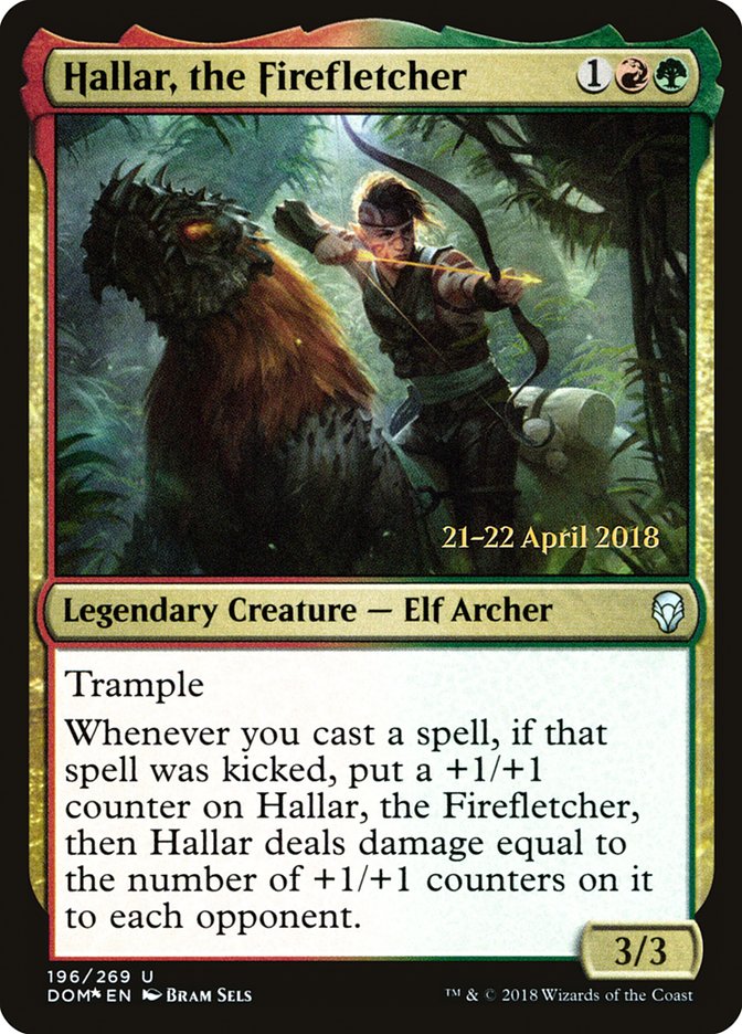 Hallar, the Firefletcher [Dominaria Prerelease Promos] | Gear Gaming Bentonville