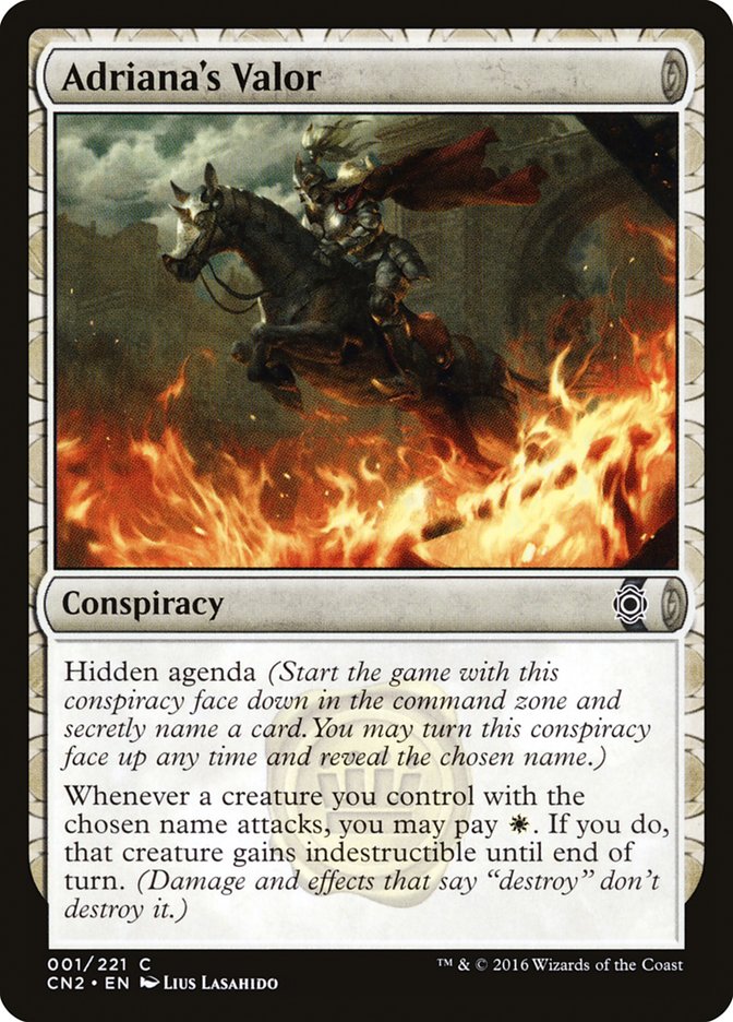 Adriana's Valor [Conspiracy: Take the Crown] | Gear Gaming Bentonville
