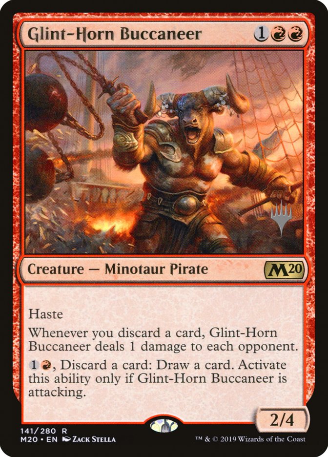 Glint-Horn Buccaneer (Promo Pack) [Core Set 2020 Promos] | Gear Gaming Bentonville