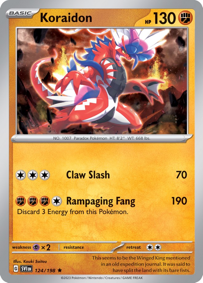 Koraidon (124/198) (Theme Deck Exclusive) [Scarlet & Violet: Black Star Promos] | Gear Gaming Bentonville