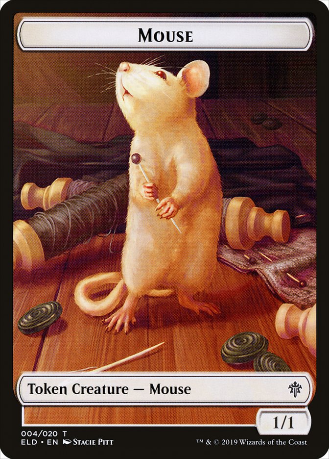 Mouse Token [Throne of Eldraine Tokens] | Gear Gaming Bentonville