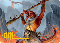Kobold Art Card (Gold-Stamped Signature) [Dungeons & Dragons: Adventures in the Forgotten Realms Art Series] | Gear Gaming Bentonville