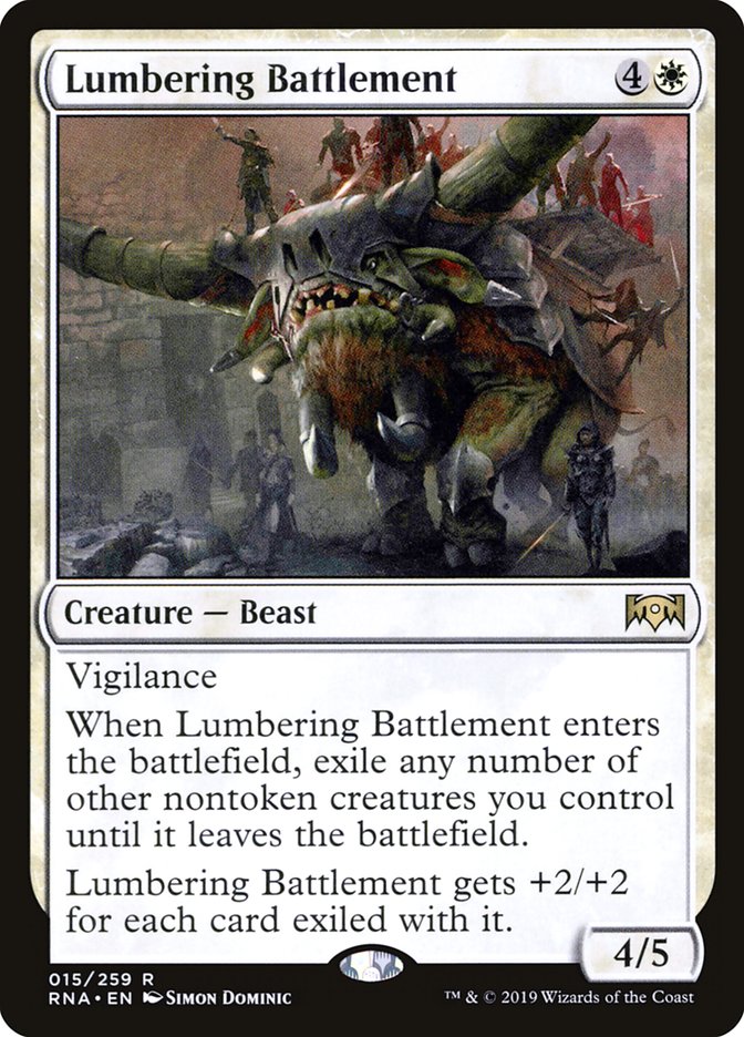 Lumbering Battlement [Ravnica Allegiance] | Gear Gaming Bentonville