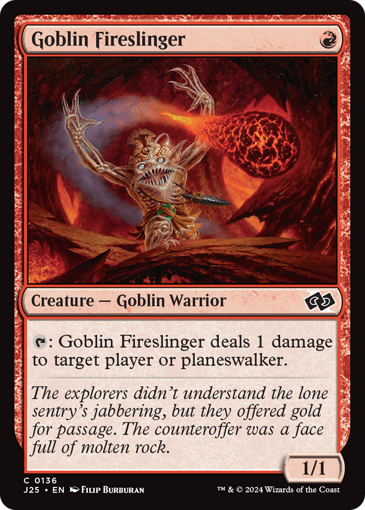 Goblin Fireslinger [Foundations Jumpstart] | Gear Gaming Bentonville