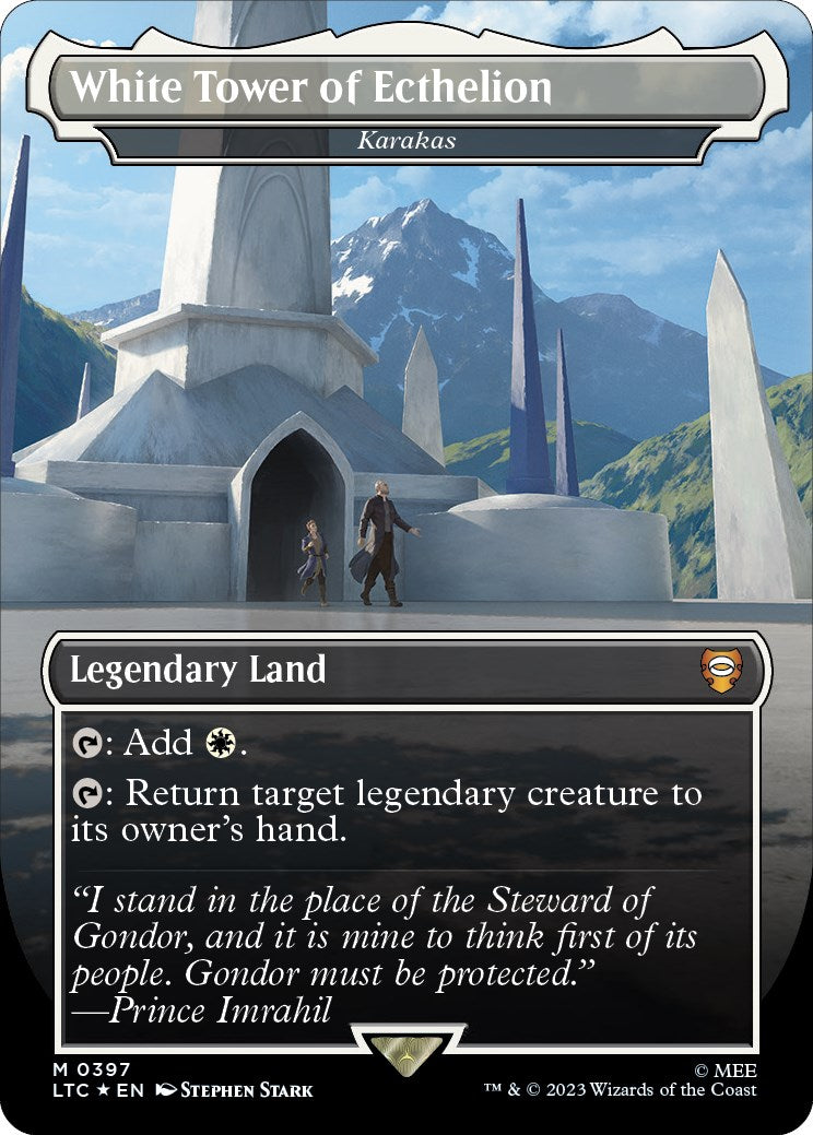 White Tower of Ecthelion - Karakas (Surge Foil Realms and Relics) [The Lord of the Rings: Tales of Middle-Earth Commander] | Gear Gaming Bentonville