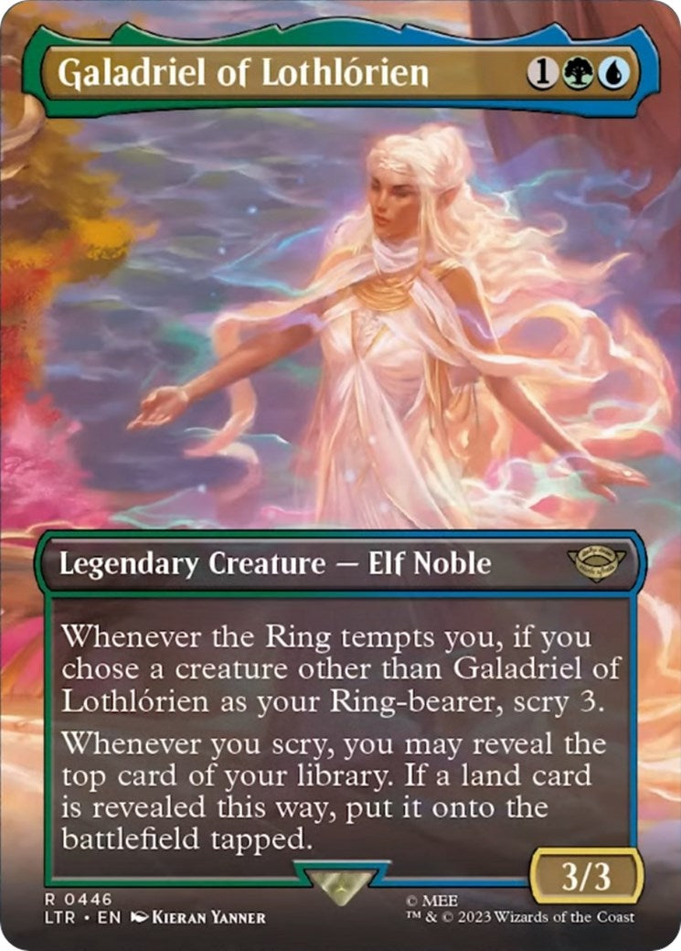 Galadriel of Lothlorien (Borderless Alternate Art) [The Lord of the Rings: Tales of Middle-Earth] | Gear Gaming Bentonville