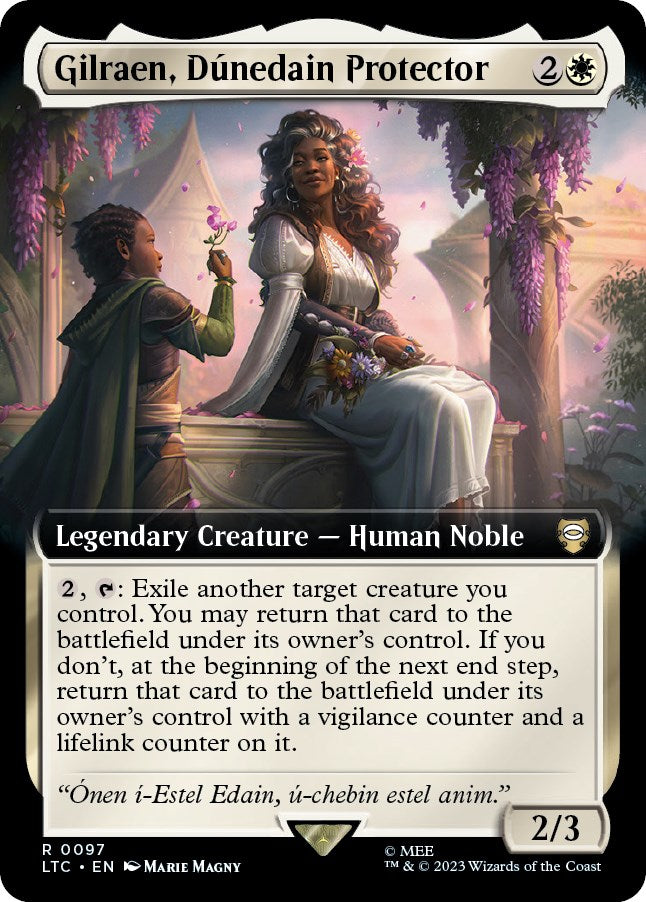 Gilraen, Dunedain Protector (Extended Art) [The Lord of the Rings: Tales of Middle-Earth Commander] | Gear Gaming Bentonville