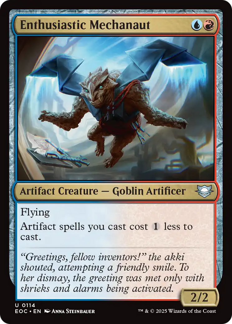 Enthusiastic Mechanaut [Edge of Eternities Commander] | Gear Gaming Bentonville