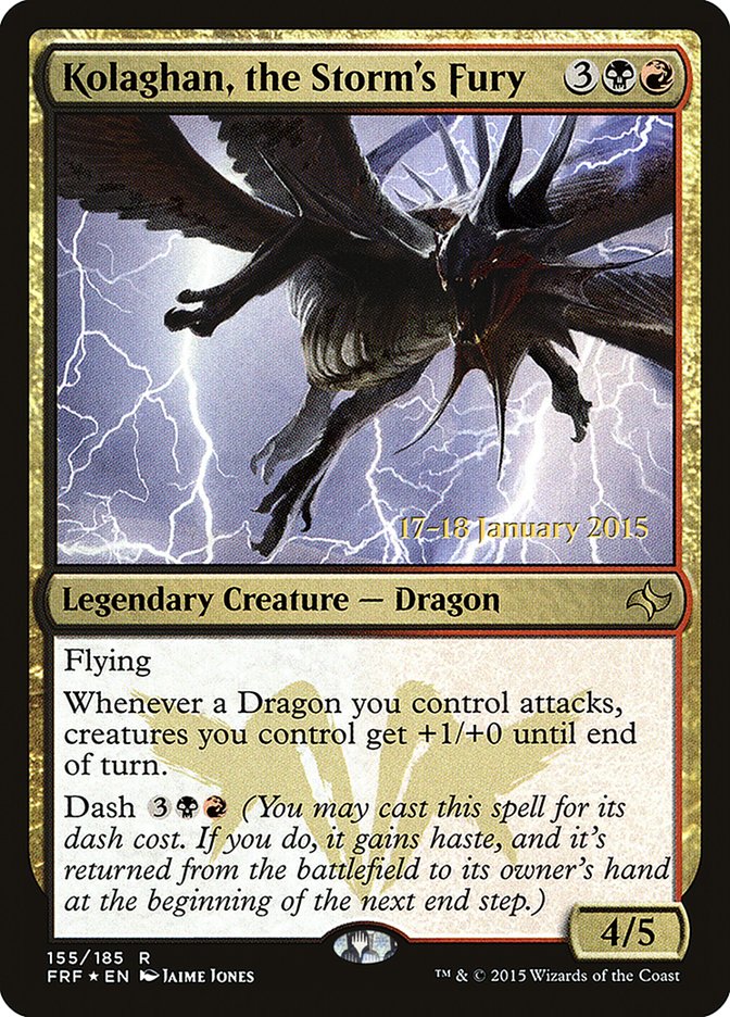 Kolaghan, the Storm's Fury [Fate Reforged Prerelease Promos] | Gear Gaming Bentonville