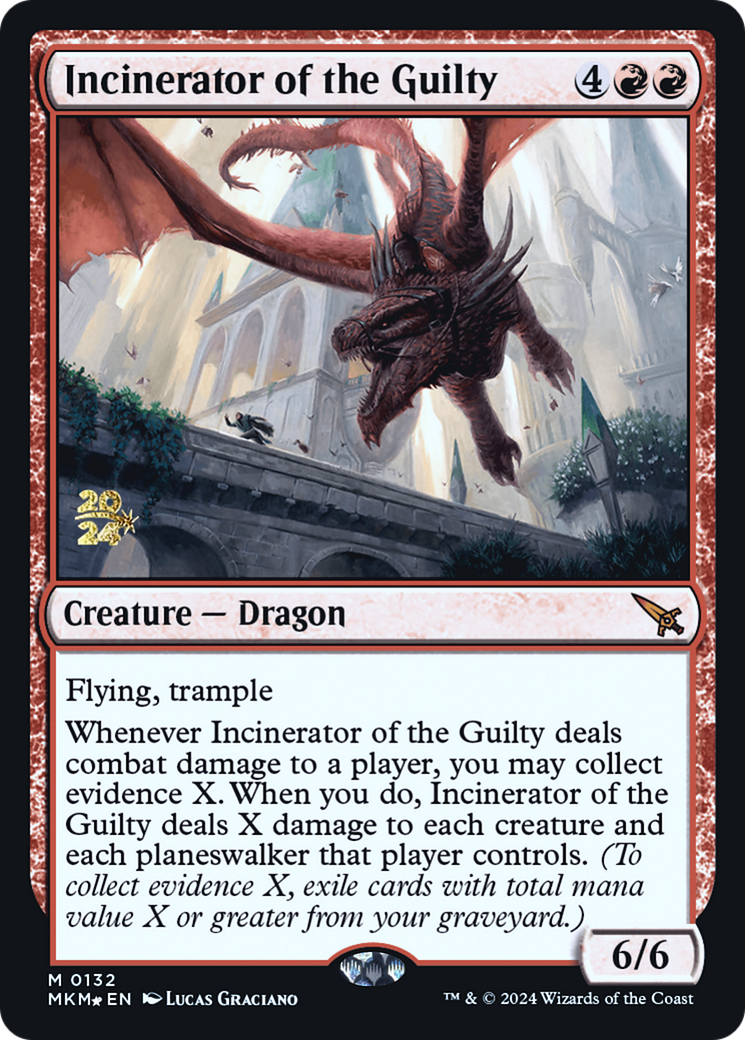 Incinerator of the Guilty [Murders at Karlov Manor Prerelease Promos] | Gear Gaming Bentonville