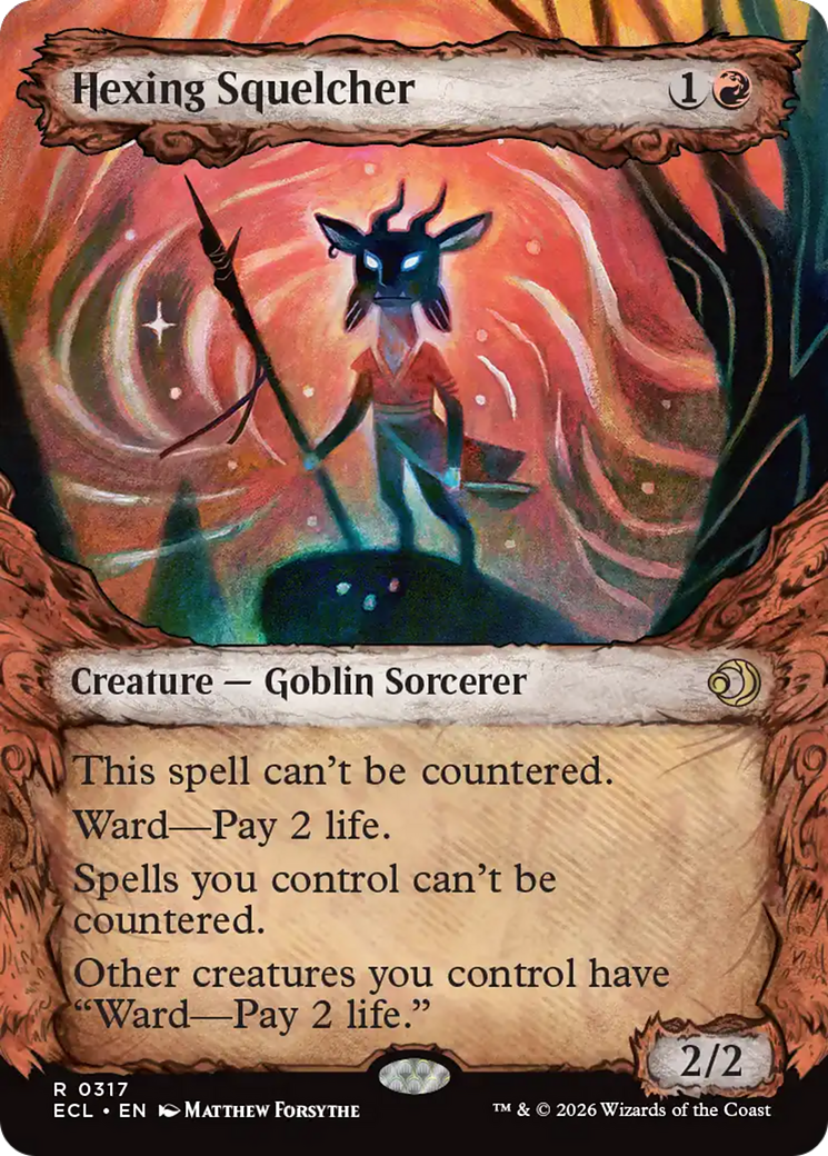 Hexing Squelcher (Showcase) [Lorwyn Eclipsed] | Gear Gaming Bentonville