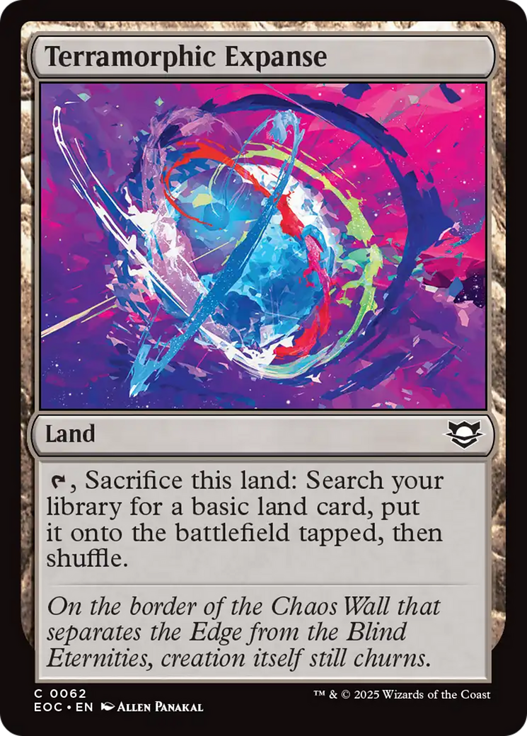 Terramorphic Expanse [Edge of Eternities Commander] | Gear Gaming Bentonville