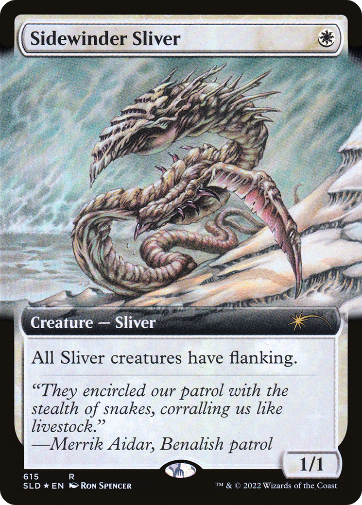 Sidewinder Sliver (Extended Art) [Secret Lair Drop Promos] | Gear Gaming Bentonville