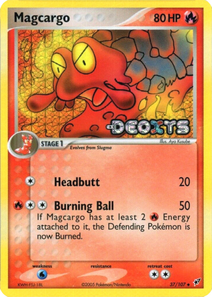 Magcargo (37/107) (Stamped) [EX: Deoxys] | Gear Gaming Bentonville