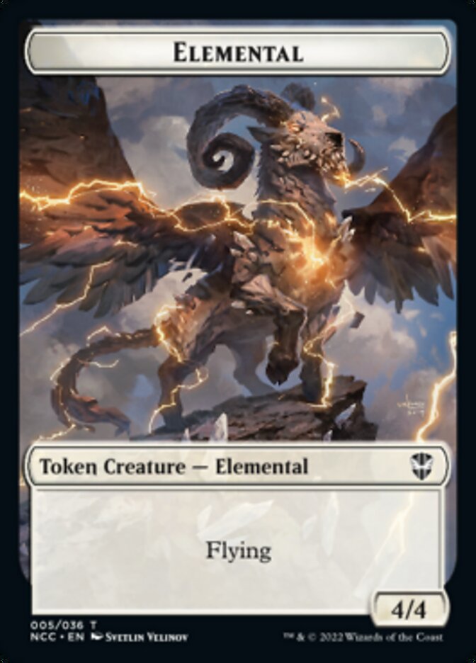 Clue // Elemental (005) Double-Sided Token [Streets of New Capenna Commander Tokens] | Gear Gaming Bentonville