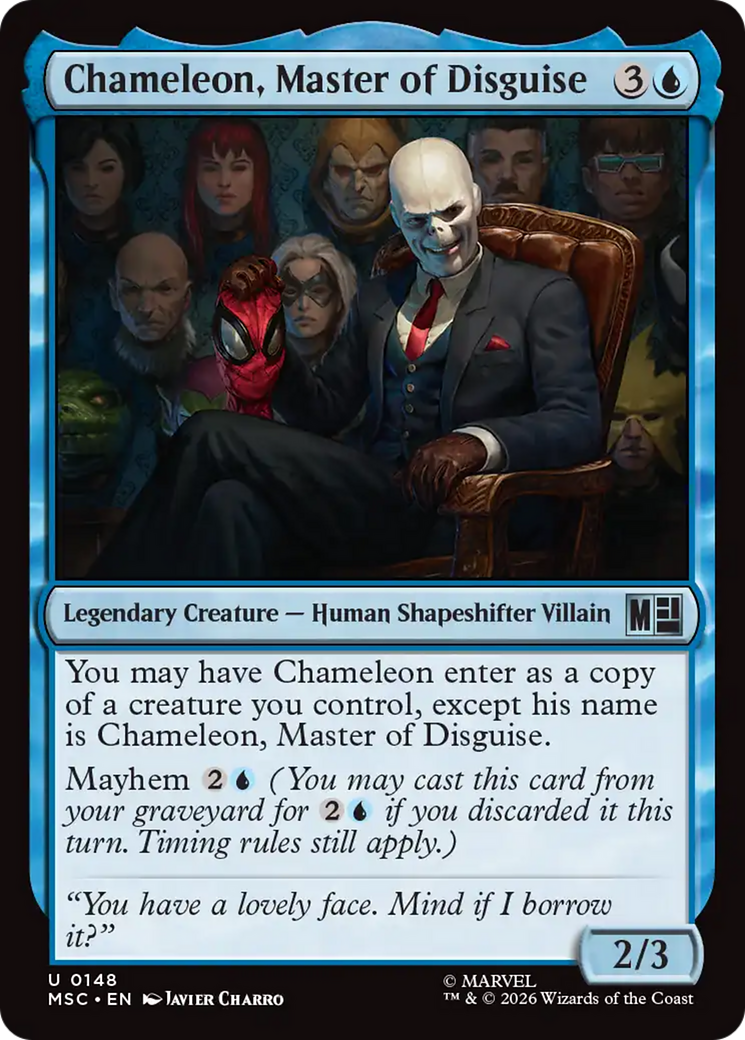 Chameleon, Master of Disguise (Surge Foil) [Marvel Super Heroes Commander] | Gear Gaming Bentonville