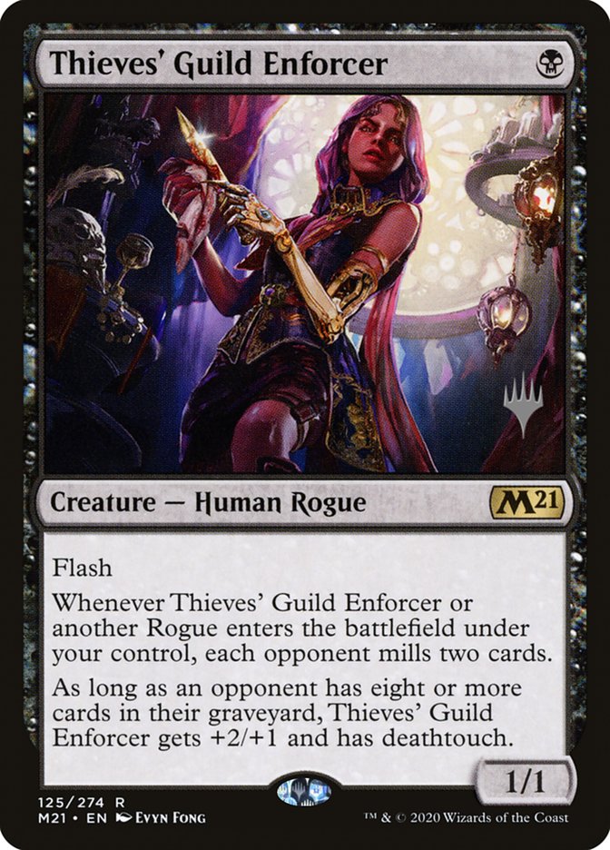 Thieves' Guild Enforcer (Promo Pack) [Core Set 2021 Promos] | Gear Gaming Bentonville