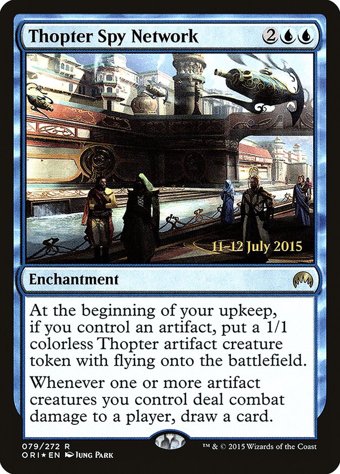 Thopter Spy Network [Magic Origins Prerelease Promos] | Gear Gaming Bentonville