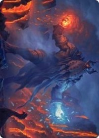 Aegar, the Freezing Flame Art Card [Kaldheim Art Series] | Gear Gaming Bentonville